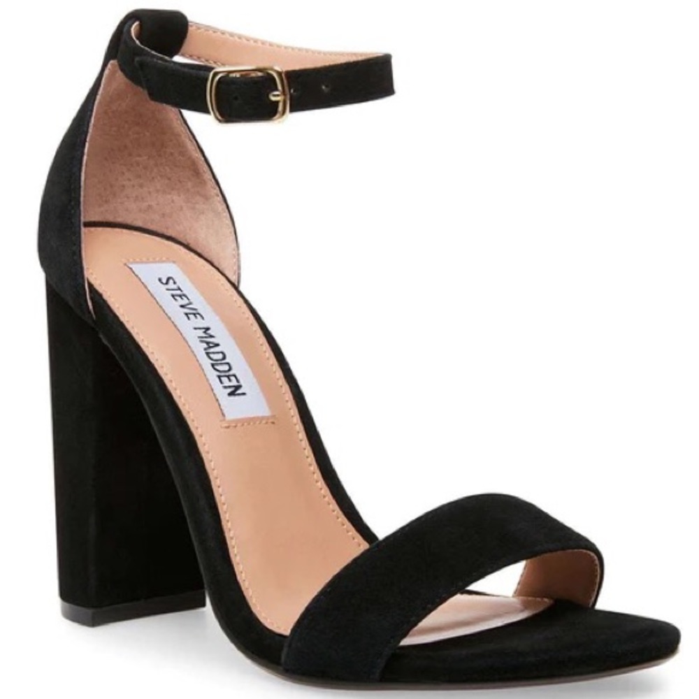 Steve Madden | Carrson black suede heels